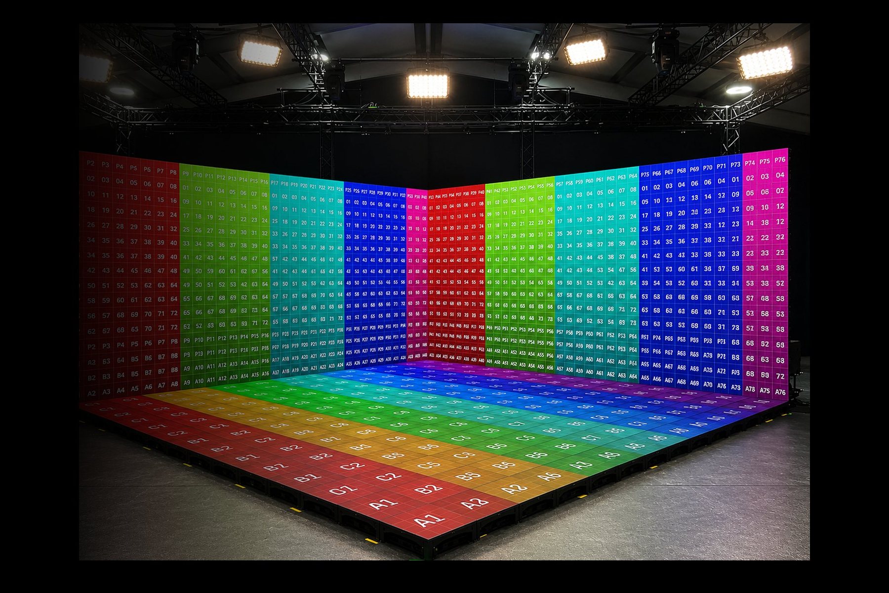 Écrans de sol LED : guide pour pistes de danse, scènes et sols interactifs